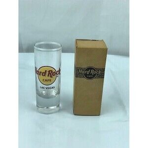 Hard Rock Cafe Las Vegas Tall Shot Glass Shooter With Box